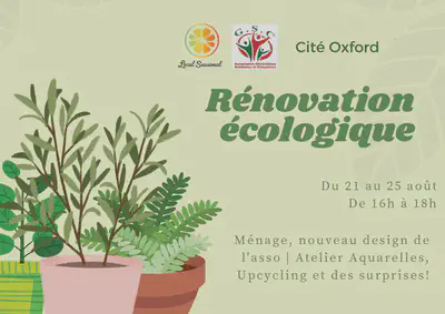 Renovation écologique à La Paillade, Montpellier - du lundi 21/08 au vendredi 25/08 2023.